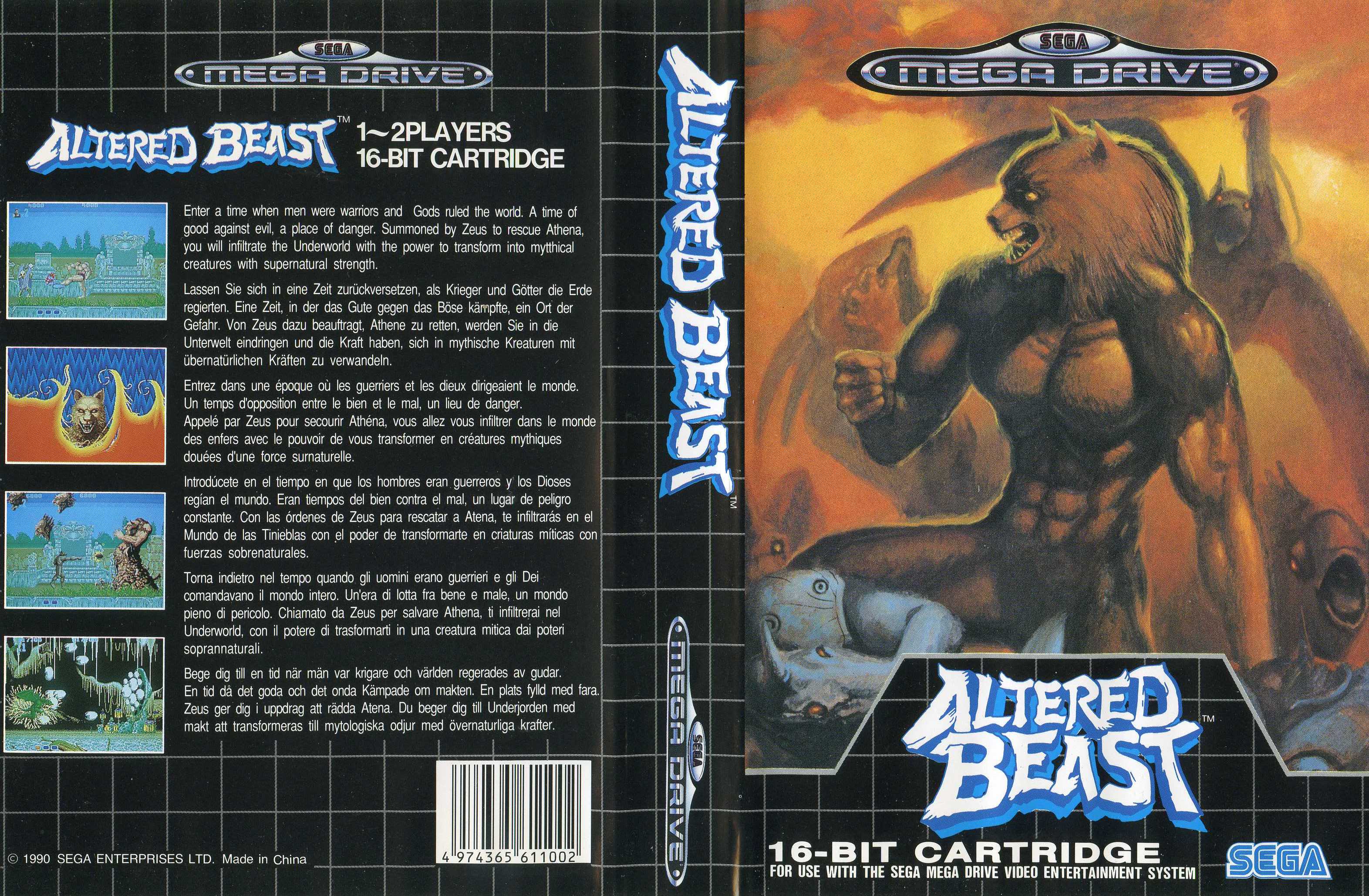 Jaquette Seule Pour Jeu Mega Drive – Spiderman / X-Men (état Correct)